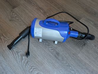 SHELANDY Groomer Partner Pet Hair Force Dryer Dog Grooming Blower with Heater (Blue)