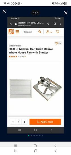 BRAND NEW whole house fan