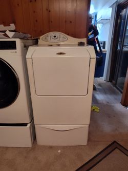 Maytag Front-Load Dryer with Pedestal
