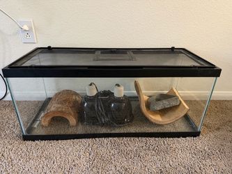 Reptile Enclosure with Accessories