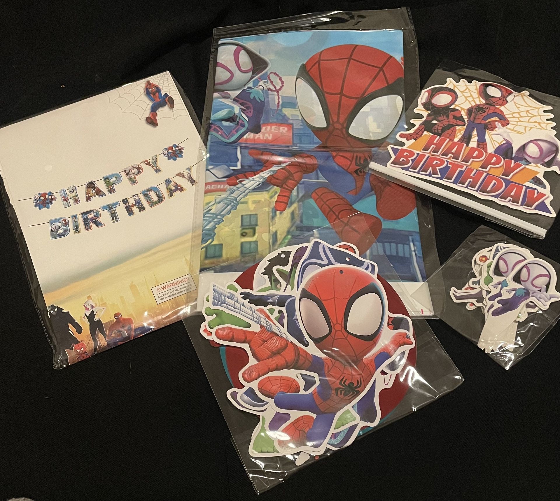 Birthday party decorations, all new, $10 for everything