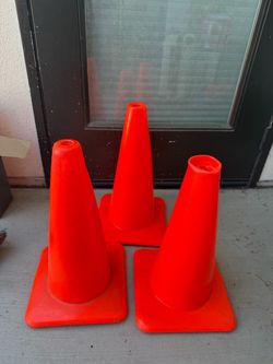 Orange cones