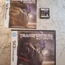 Transformers Autobots for Nintendo DS video game system