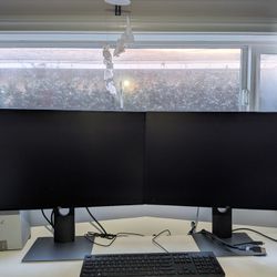 2 Dell 27 inch Computer Monitors