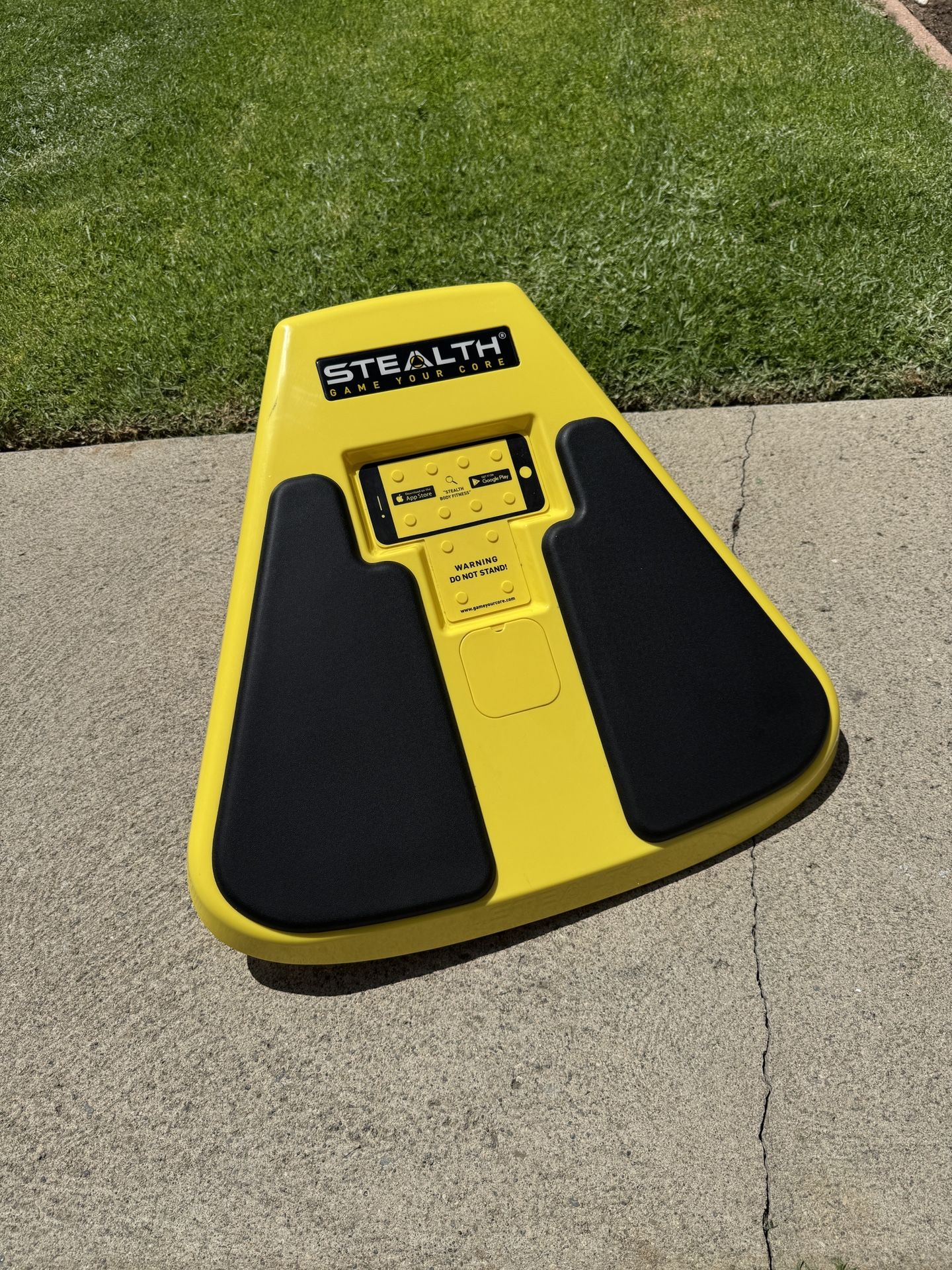 STEALTH Fitness - Game Your Core Yellow Plank Abdominal Exercise Machine