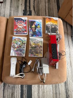 Nintendo wii with games