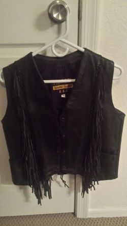 Motorcycle Leather Vest