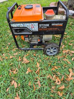 Generac pompa de agua st20k "2"154gpm working very well trabajando super bien