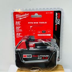 Milwaukee M18 REDLITHIUM XC4.0 18V Li-Ion 4Ah Battery Pack 48-11-1840