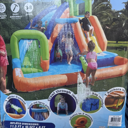 My 1st Water Slide Splash and Slide with Tunnel and Water Arch