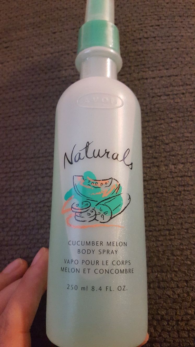 AVON cucumber melon body spray