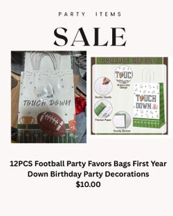 Foot ball goody bags