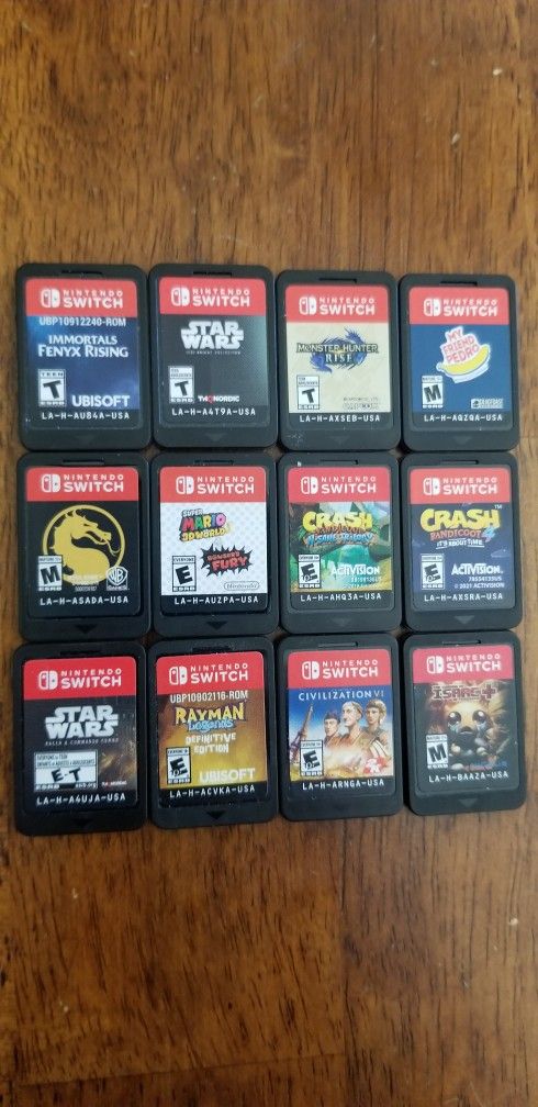 Nintendo Switch Games Prices Vary