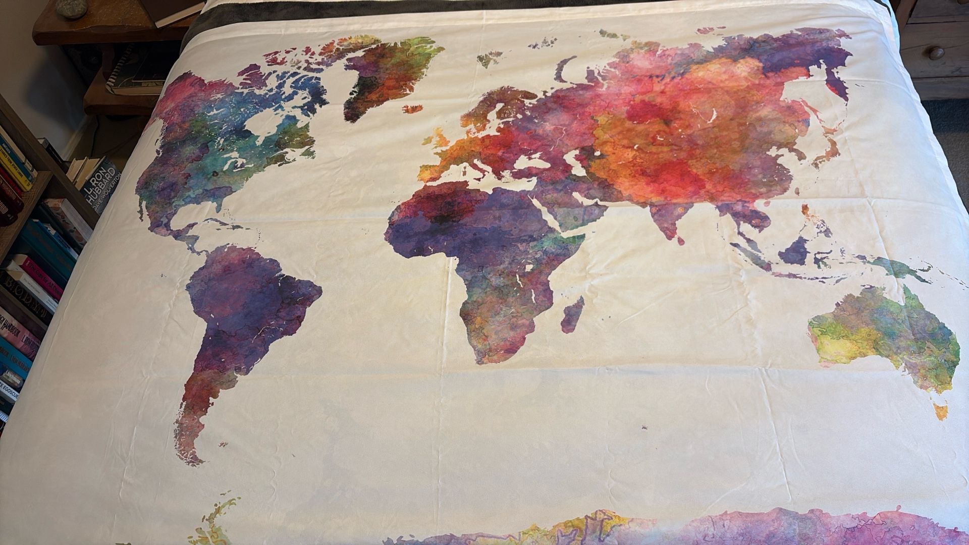 World Map Art Wall Hanging