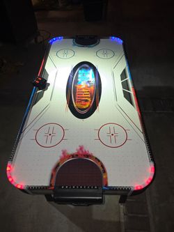 LED Air Hockey Table with Scorers