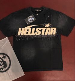 Hellstar Shooting Star Black Vintage Wash T-Shirt