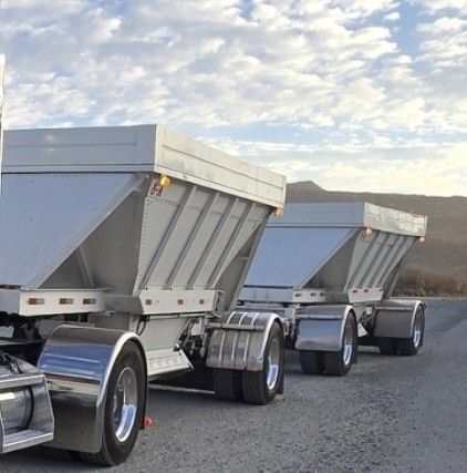 aluminum bottom dump