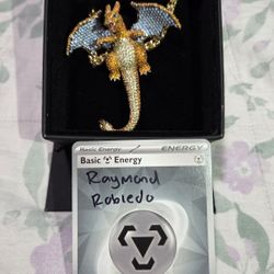 Pokemon King Ice Charizard 3D Necklace 