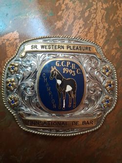 Championship belt buckle