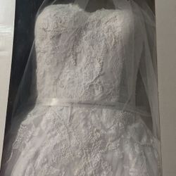 Wedding Dress From David’s Bridal Shop