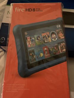 KindleFire With Blue Cover