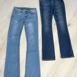 Low Rise Boot Cut Jeans Set