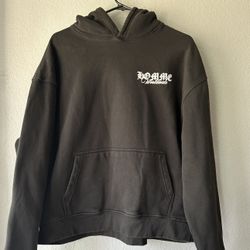 Boxy Homme Tonal Print Hoodie