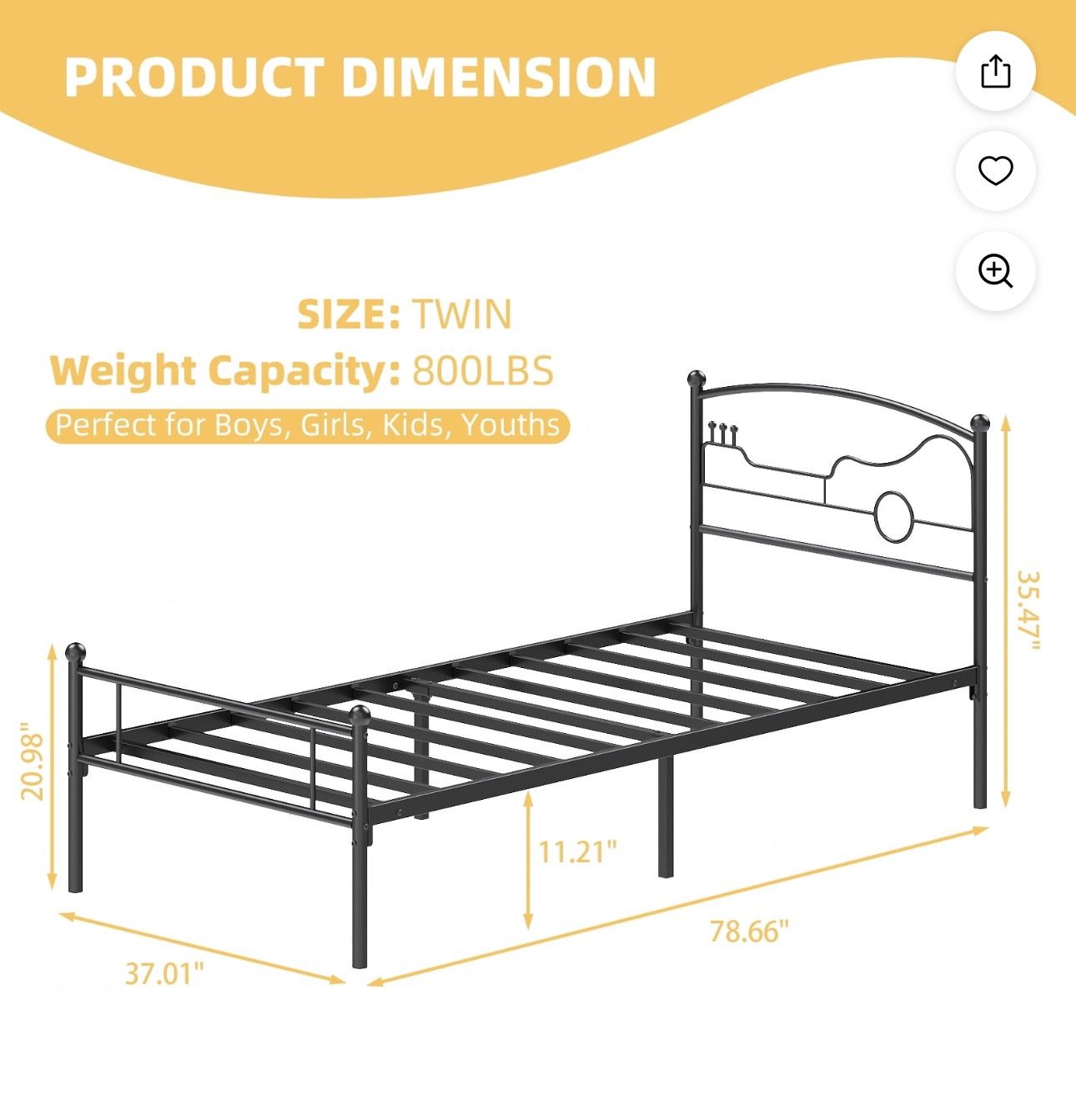 Twin Size Bed With Mattress