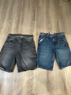 Two Pairs of Men's Denim Shorts