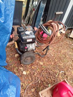 Gas-Powered Pressure Washer with Hose