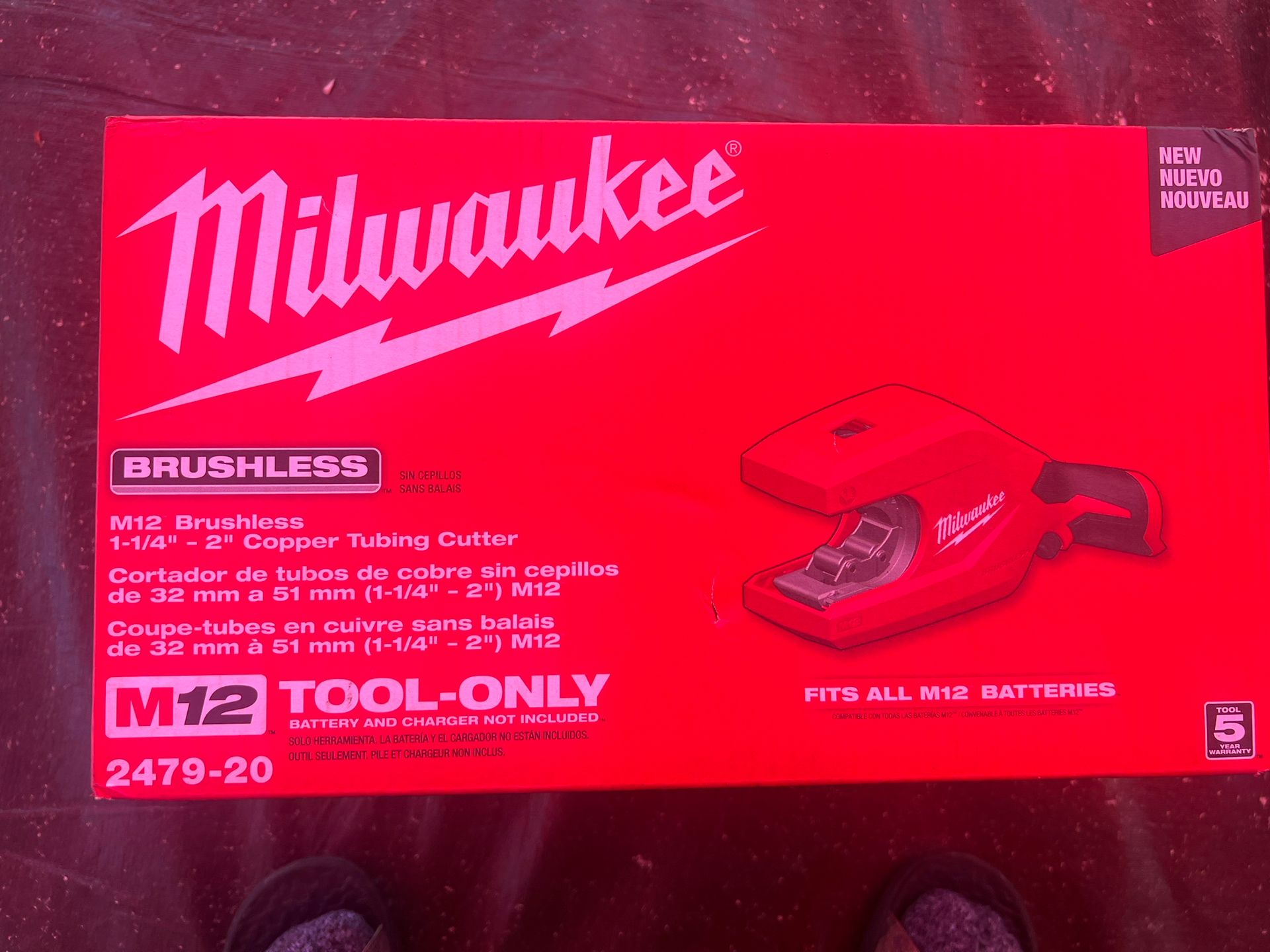 Milwaukee Brushless M12 1-1/4-2” Copper Tube Cutter