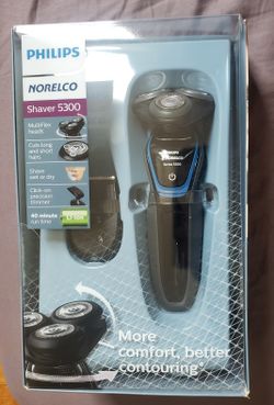 Philips Norelco Shaver 5300, Rechargeable Wet & Dry Shaver with Pop-Up Trimmer