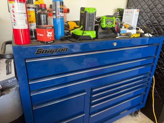Snap-on Blue Rolling Tool Cabinet