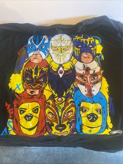 CMLL Lucha Libre Mistico T-Shirt Large Pro Wrestling Crate October 2026