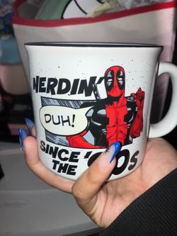 Deadpool mug (CASH ONLY PICKUP ONLY LOCAL AREA)