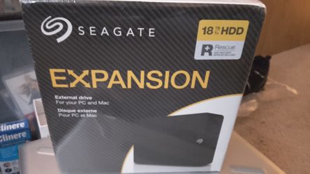 Seagate 18 TB External Hard Drive