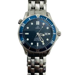 Omega Seamaster Professional 300M 41mm Blue Wave Quartz Swiss 007