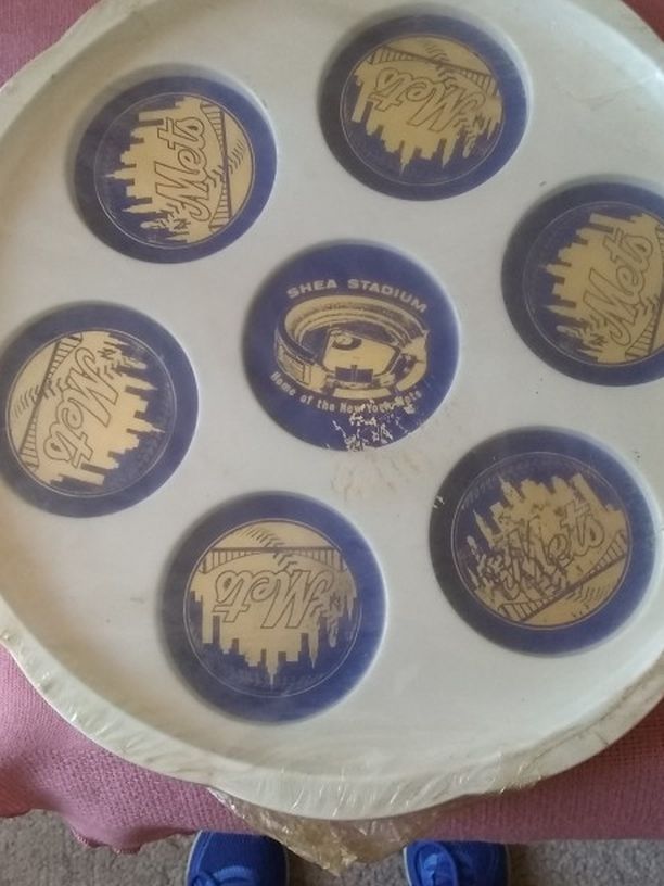 1960's Mets Plastic Serving Tray