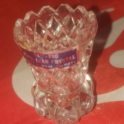Vintage West Germany 24% Lead Crystal Mini Cup