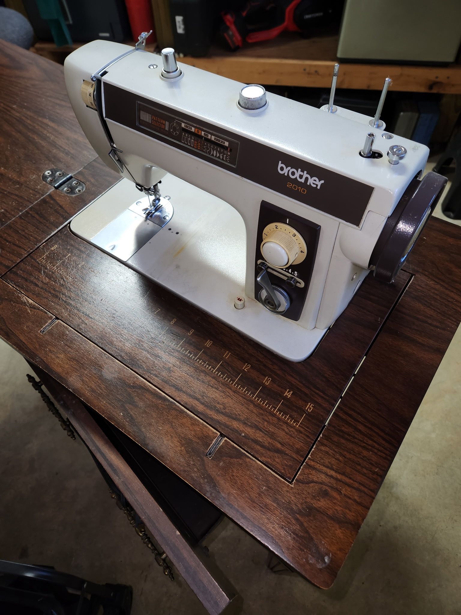 Stinger and Brother Sewing Machine.