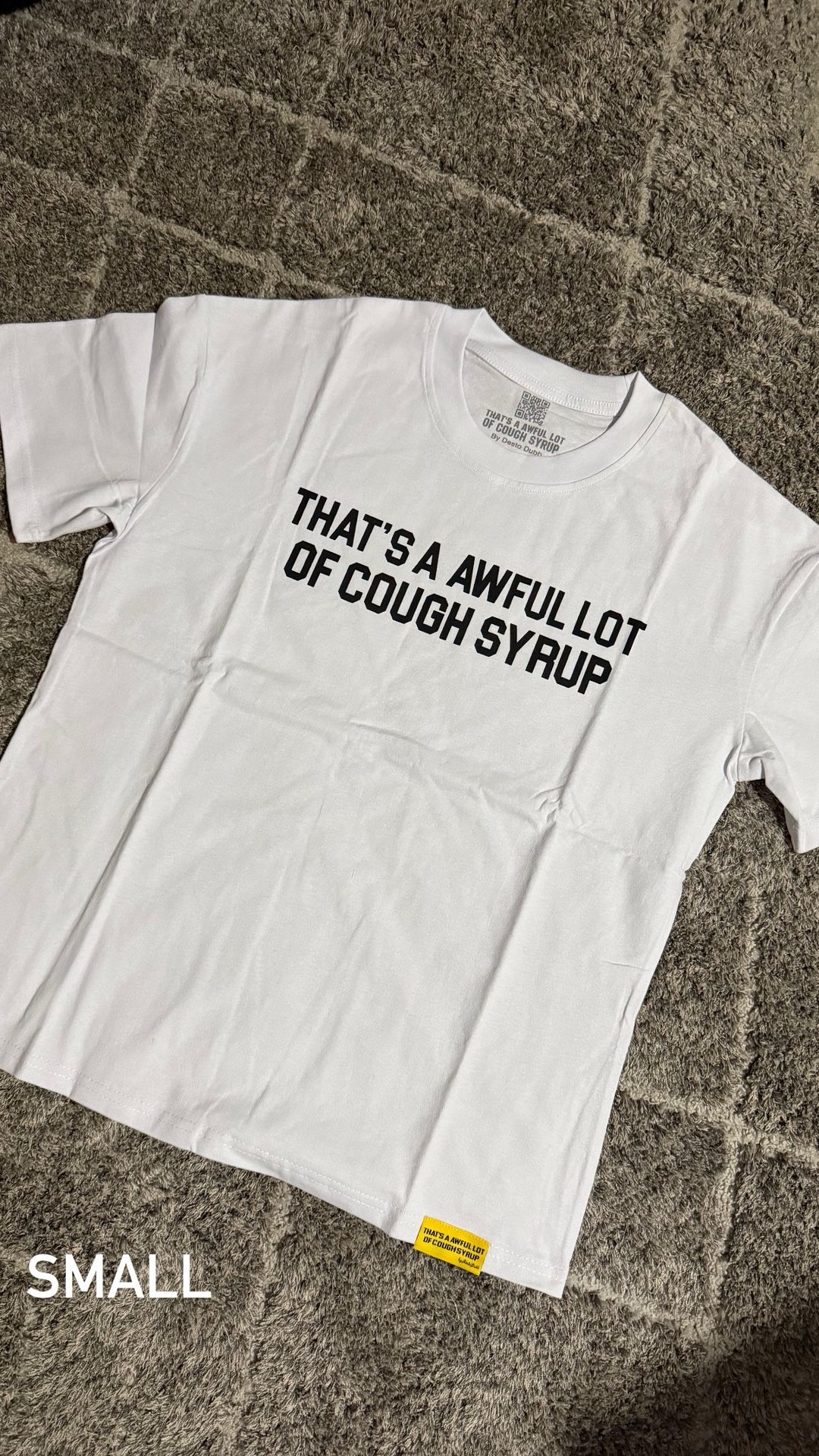 Small Cough Syrup Shirt