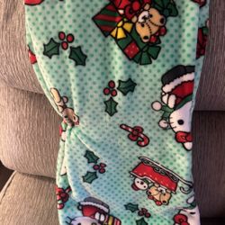 Hello Kitty And Tiny Chum Christmas Blanket Brand New
