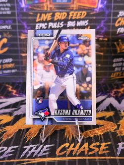 2026 Topps Chrome Kazuma Okamoto #78 Rookie Toronto Blue Jays