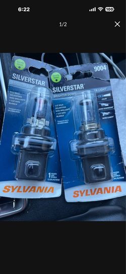 These are SYLVANIA 9004 SilverStar high-performance halogen headlight bulbs. 25 Dollars For Both