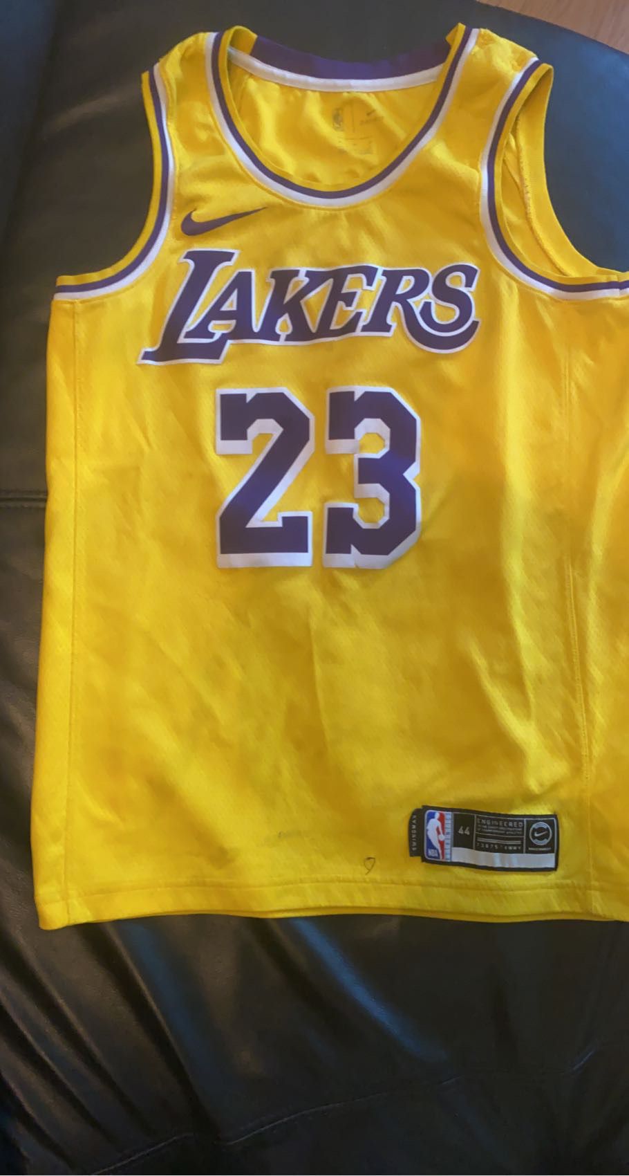 Authentic Men's Los Angeles Lakers LeBron James Nike Gold 2020/21 Swingman Jersey - Icon Edition