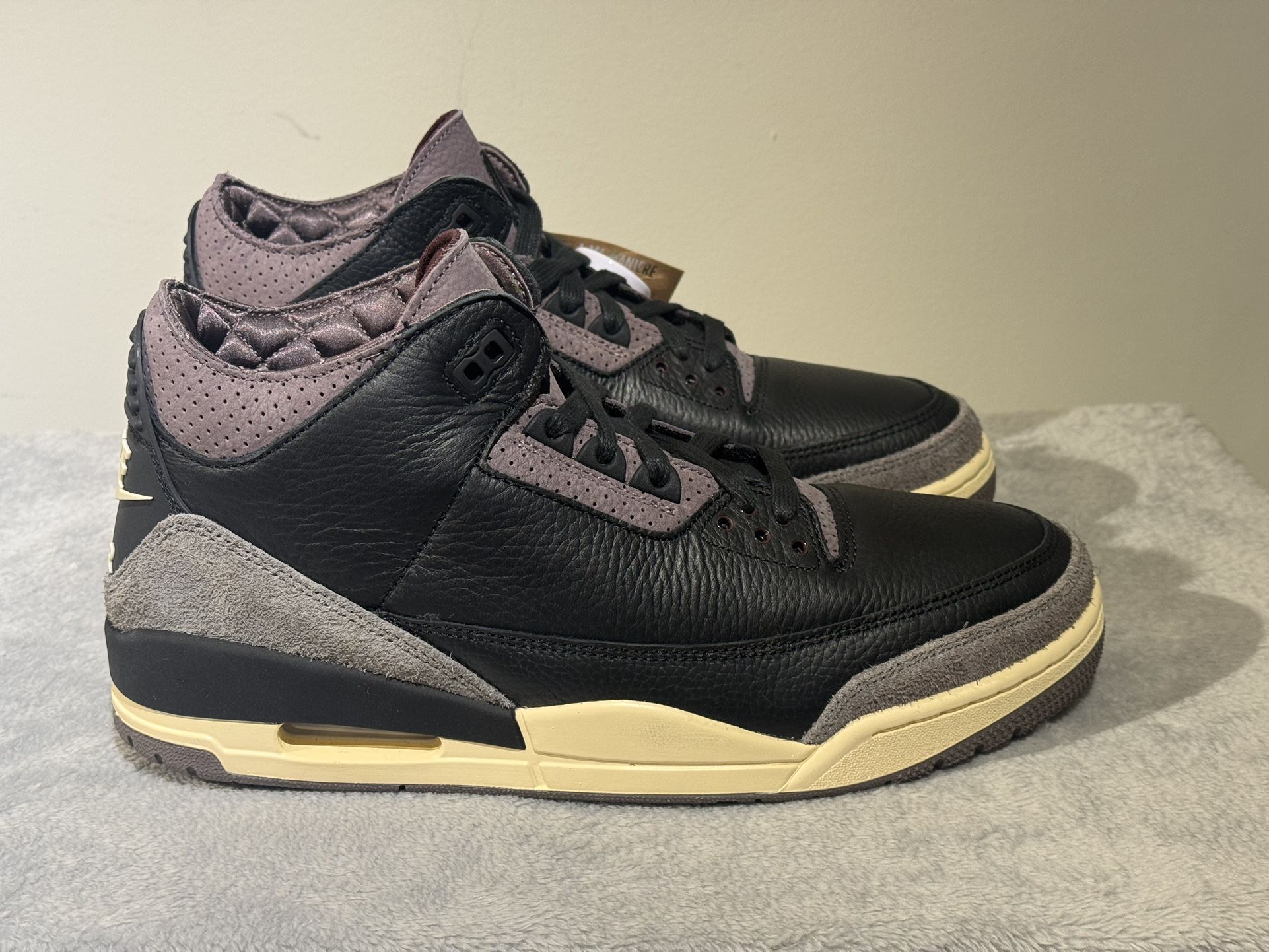 A Ma Maniére x Air Jordan 3 “Black/Flat Pewter” – DS – Women’s 12 / Men’s 10.5