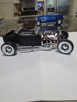 Black roadster.
