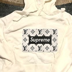 Brand New Super Luxury Mens XXXL Hoodie With Box Logo Over Designer Print Embroidery 