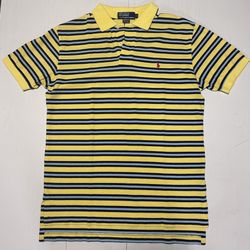 POLO RALPH LAUREN Striped Short Sleeve Polo Shirt - Men’s M - Rare Vintage 2004 