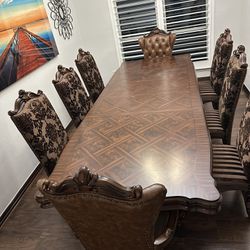 Table With  8  Chairs  $ 3800